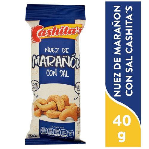 Marañon Cashitas Con Sal - 40 g