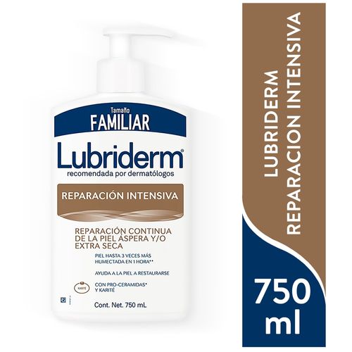 Crema Corporal Lubriderm Reparación Intensiva, Piel Áspera O Extra Seca - 750ml