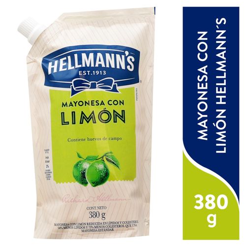 Mayonesa Hellmanns Limón Doy pack - 400 g