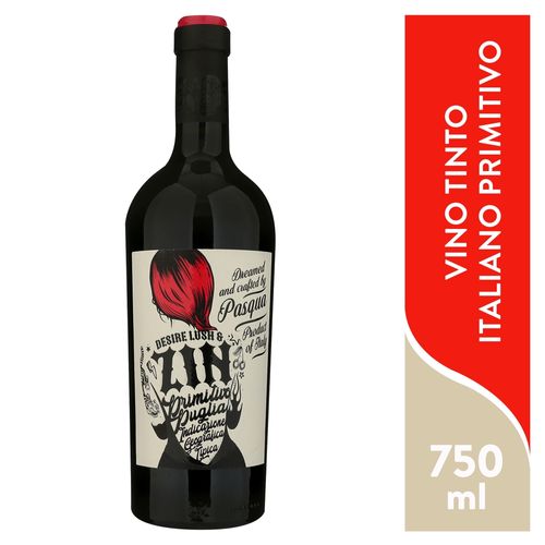 Vino Tinto Italiano Pasqua Zin Primitivo - 750 ml