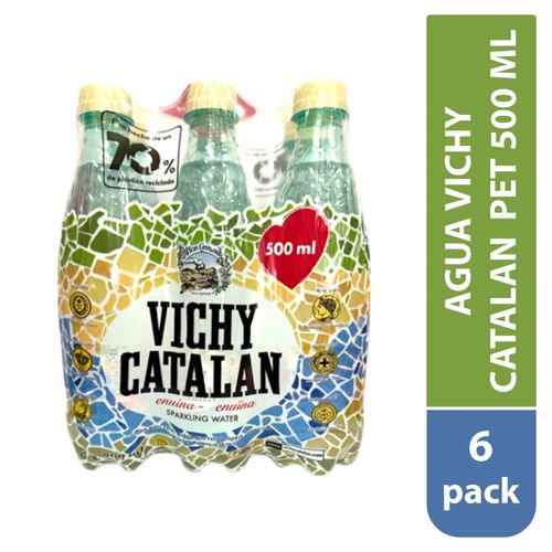 Agua mineral Vichy Catalan 6 pack - 500 ml