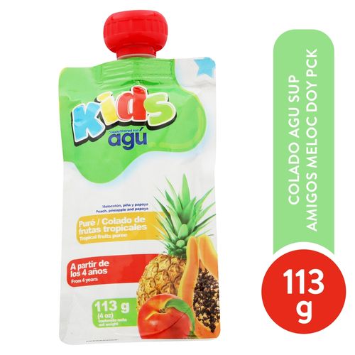 Colado Agú súper amigos sabor frutas mixtas - 113 g