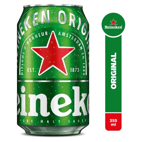 Cerveza Heineken Lata - 355ml