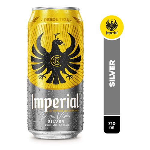 Cerveza Imperial Silver Lata- 710ml