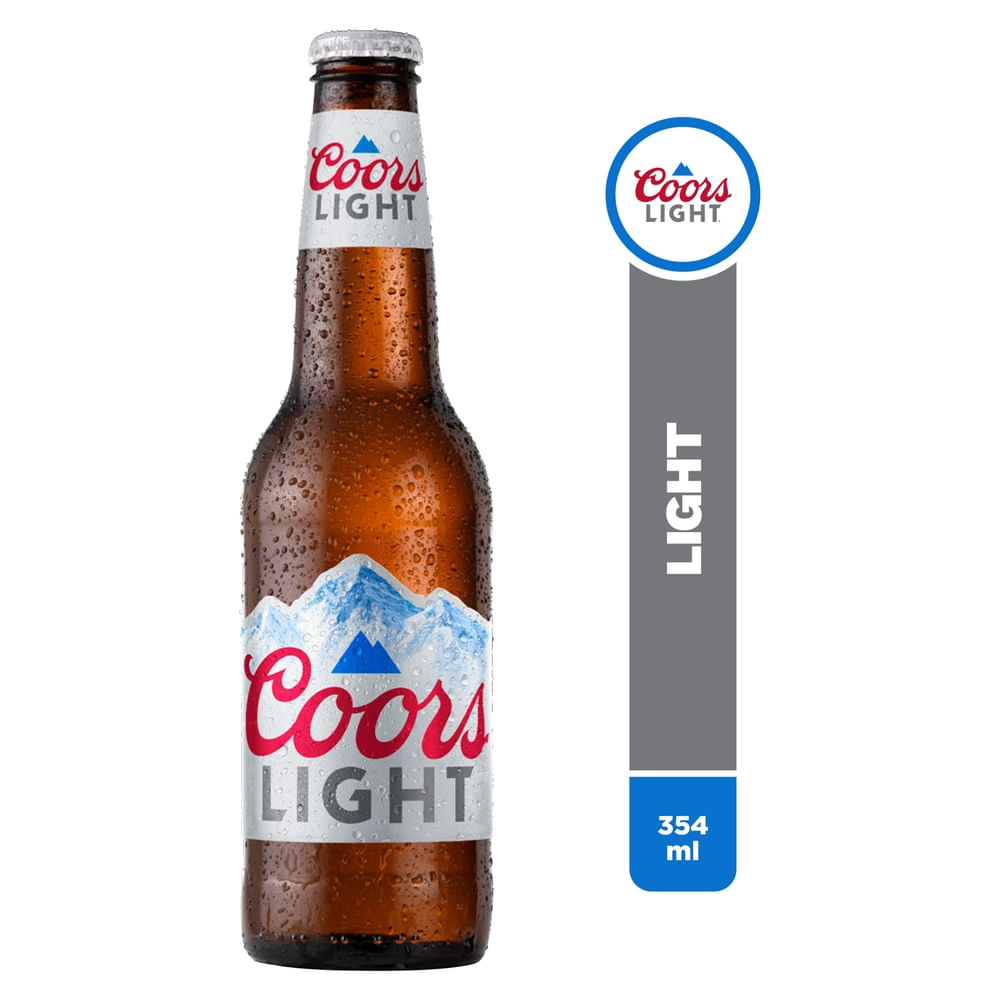 Coors Light Cerveza 354 ml