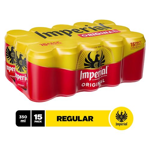 Cerveza Imperial Lata 15 Pack - 350ml