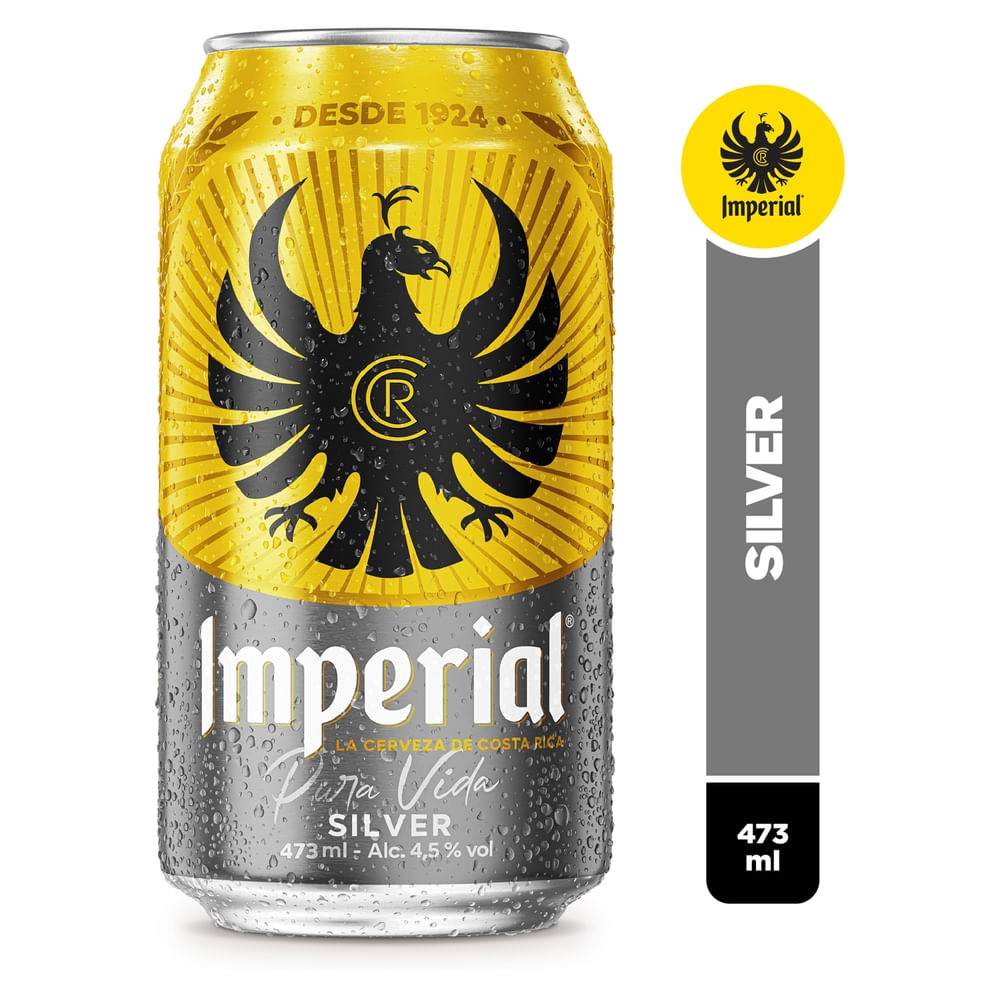Imperial Cerveza Silver 473 ml