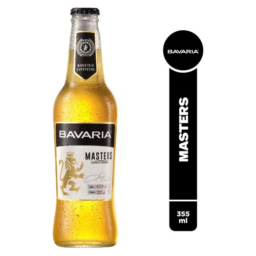Cerveza premium Bavaria master edition carrier botella vidrio - 355 ml