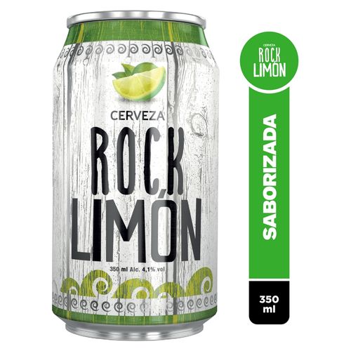 Cerveza Rock Limón lata 350ml