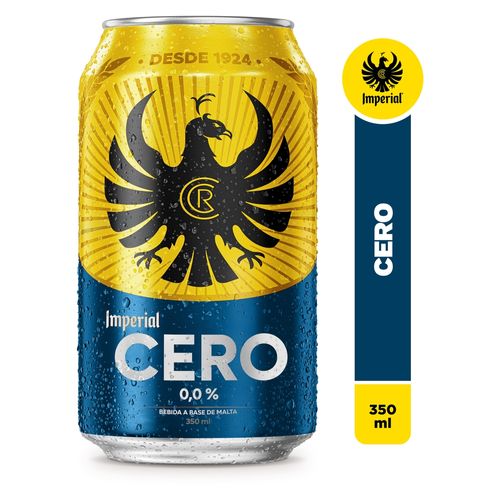 Cerveza Imperial Cero Lata- 350ml