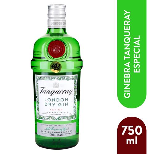 Ginebra Tanqueray London Dry -750 ml
