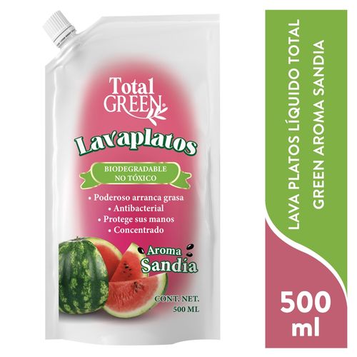 Lavaplatos Totalgreen liquido sandia - 500 ml