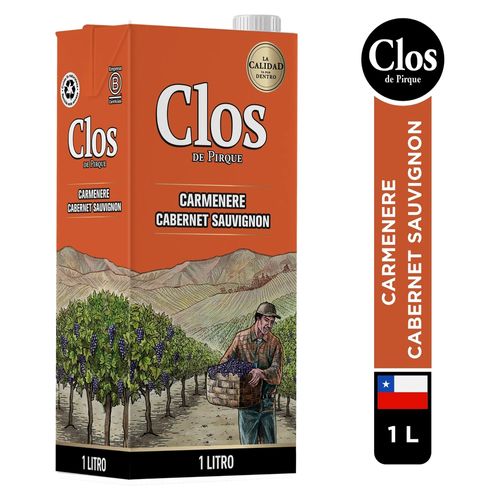 Vino Clos De Pirque Carmenere - 1000ml