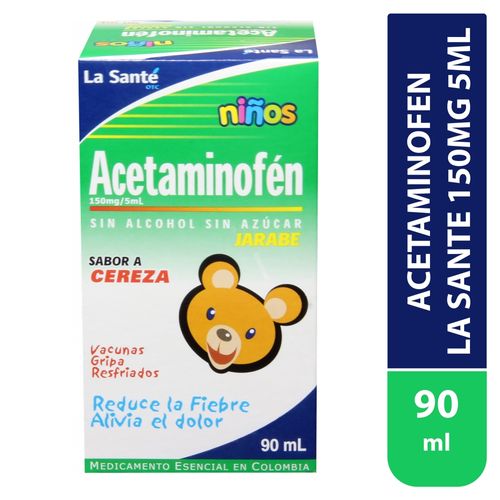 Acetaminofen La Sante 150mg 5ml 90ml Jbe