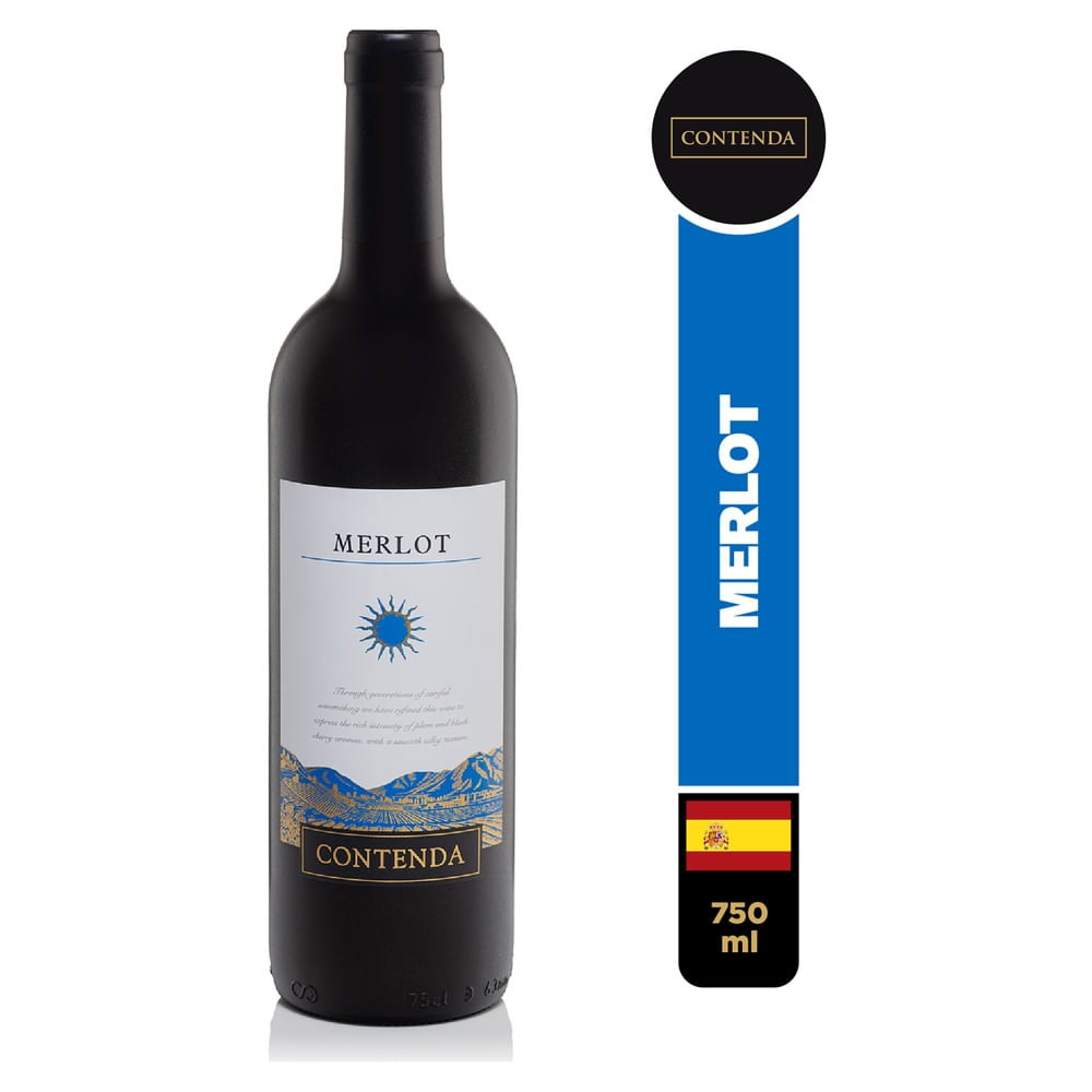 Contenda Vino tinto merlot 750 ml