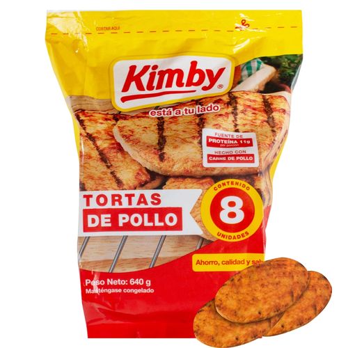 Torta Congelada Kimby Pollo 8 Uds - 640 g