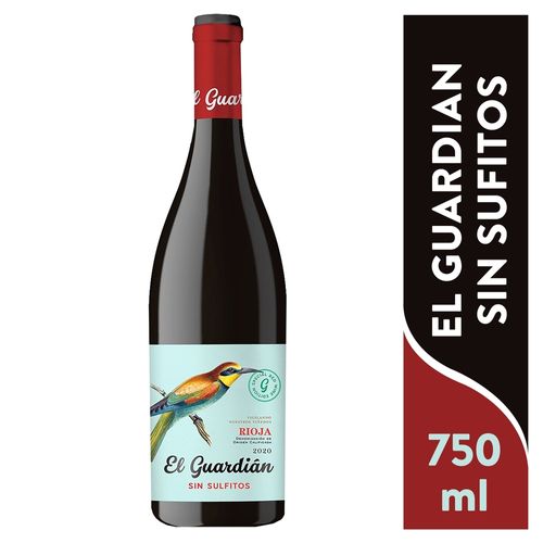 Vino El Guardián sin sulfitos - 750 ml