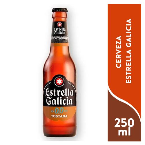 Cerveza Estrella Galicia 0 Tostada - 250 ml