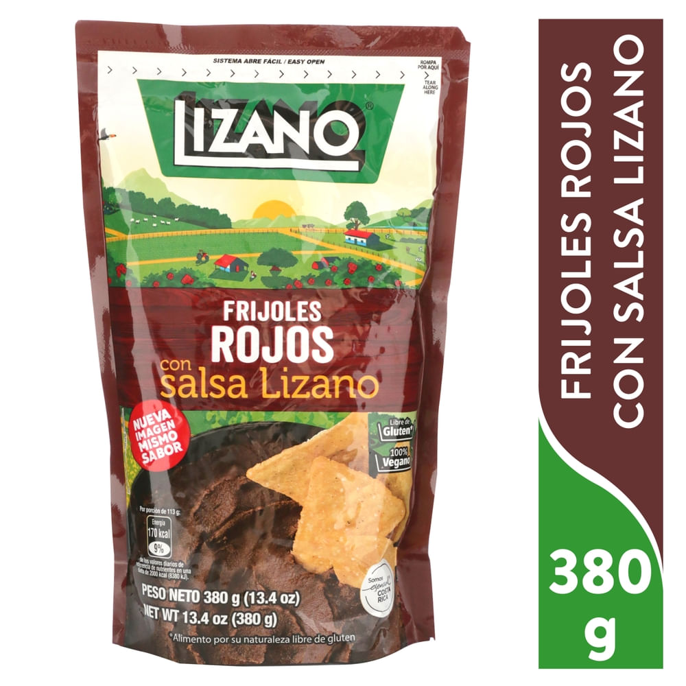 Lizano Frijoles Rojos con Salsa 380 g