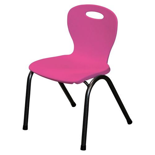 Silla De Resina Infantil Mainstays, Color Rosa