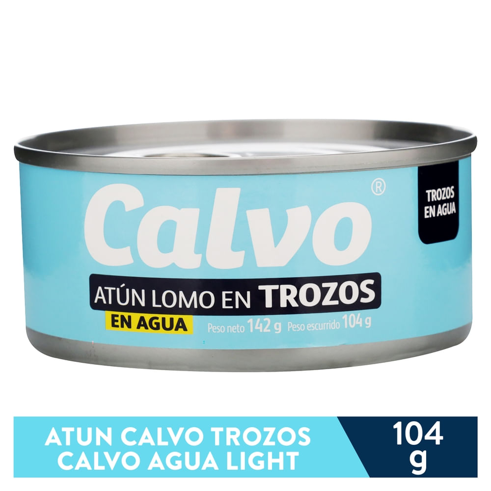 Calvo Atún en trozos en agua light 104 g