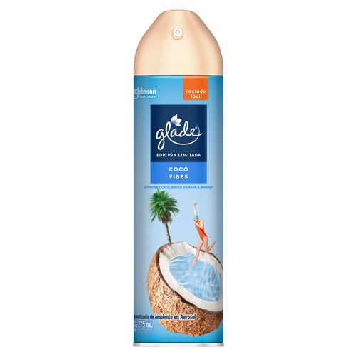 Aromatizante Aerosol Glade Coco Vibes - 275 ml