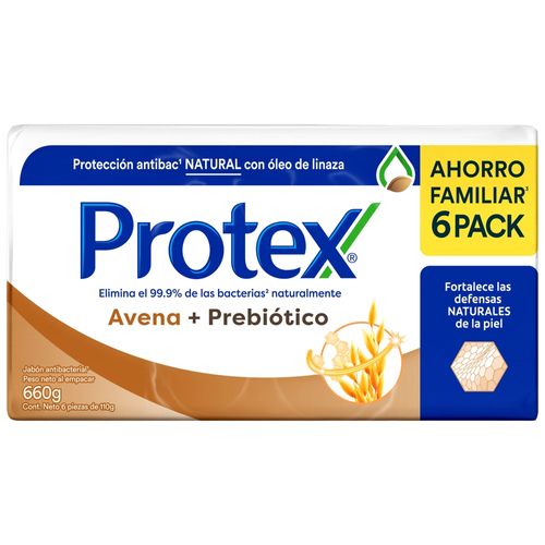 Jabón Protex Avena Antibacte 6Pack - 660 g