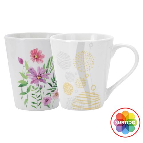 Pocillo Haus De Porcelana Con Diseño - 10oz