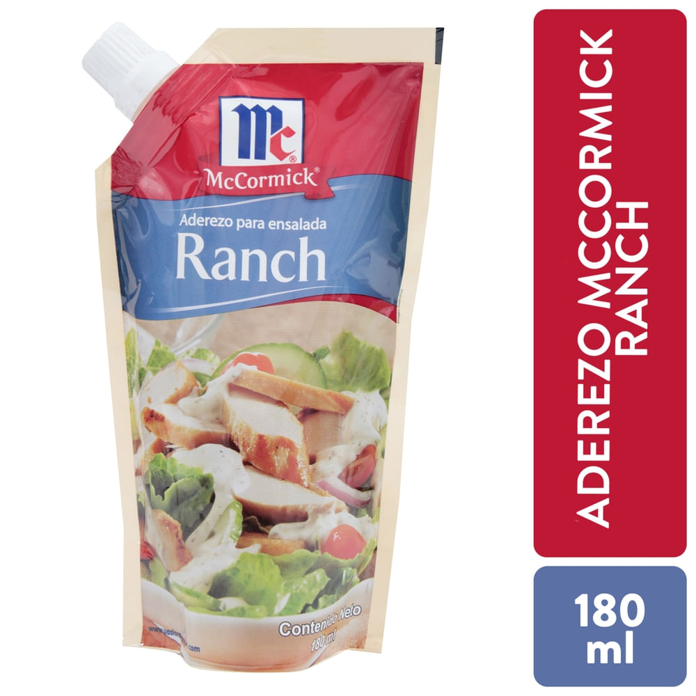 Mccormick Aderezo Ranch 180 ml