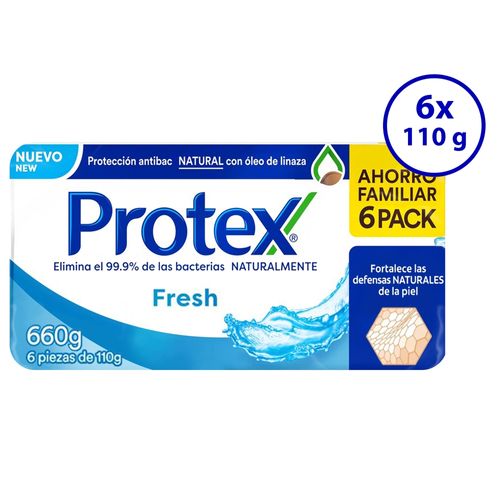 Jabón Protex Fresh 6Pack  - 660 g