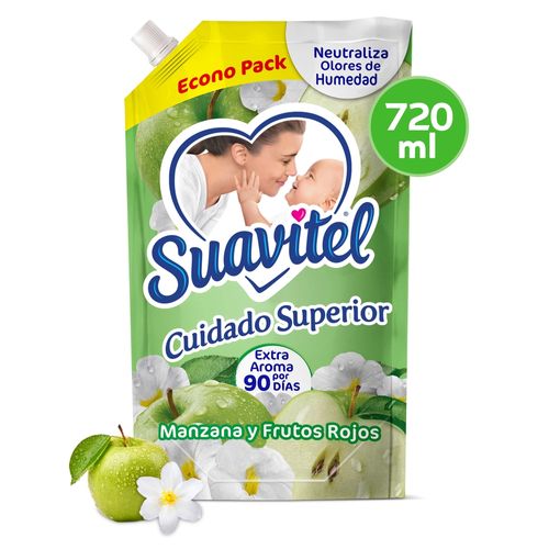 Suavizante de Telas Suavitel, manzana Doypack -720ml