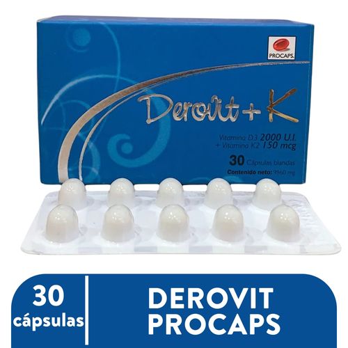 Derovit K 2000 Procaps 150 Mcg 30 U Ea