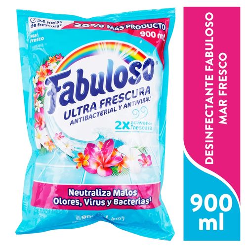 Desinfectante Fabuloso Mar Fresco Sachet 900 ml