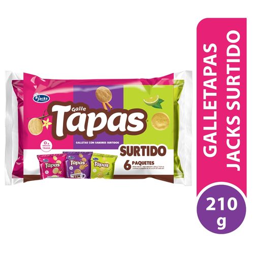 Galletapas Jacks surtido - 210 g