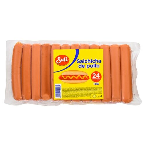 Salchicha De Pollo Suli 24Uni