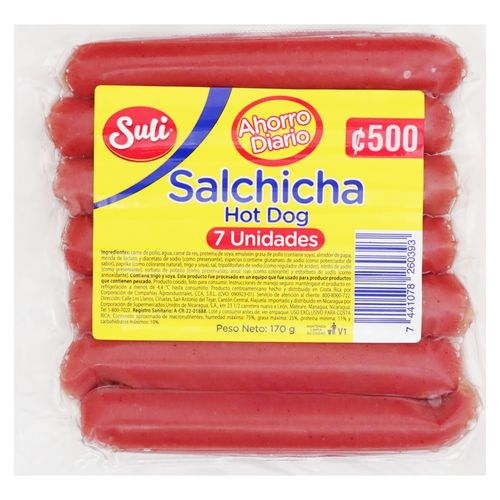 Salchicha Suli hot dog - 170 g
