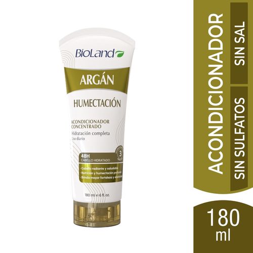 Acondicionador Concentrado Bioland Argán Humectación - 180 ml