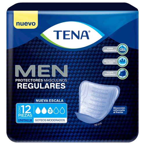Protector Tena ® Para Incontinencia Men - 12 Unidades
