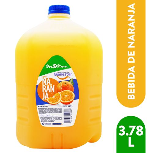 Bebida Dos Pinos sabor naranja - 3.78 L