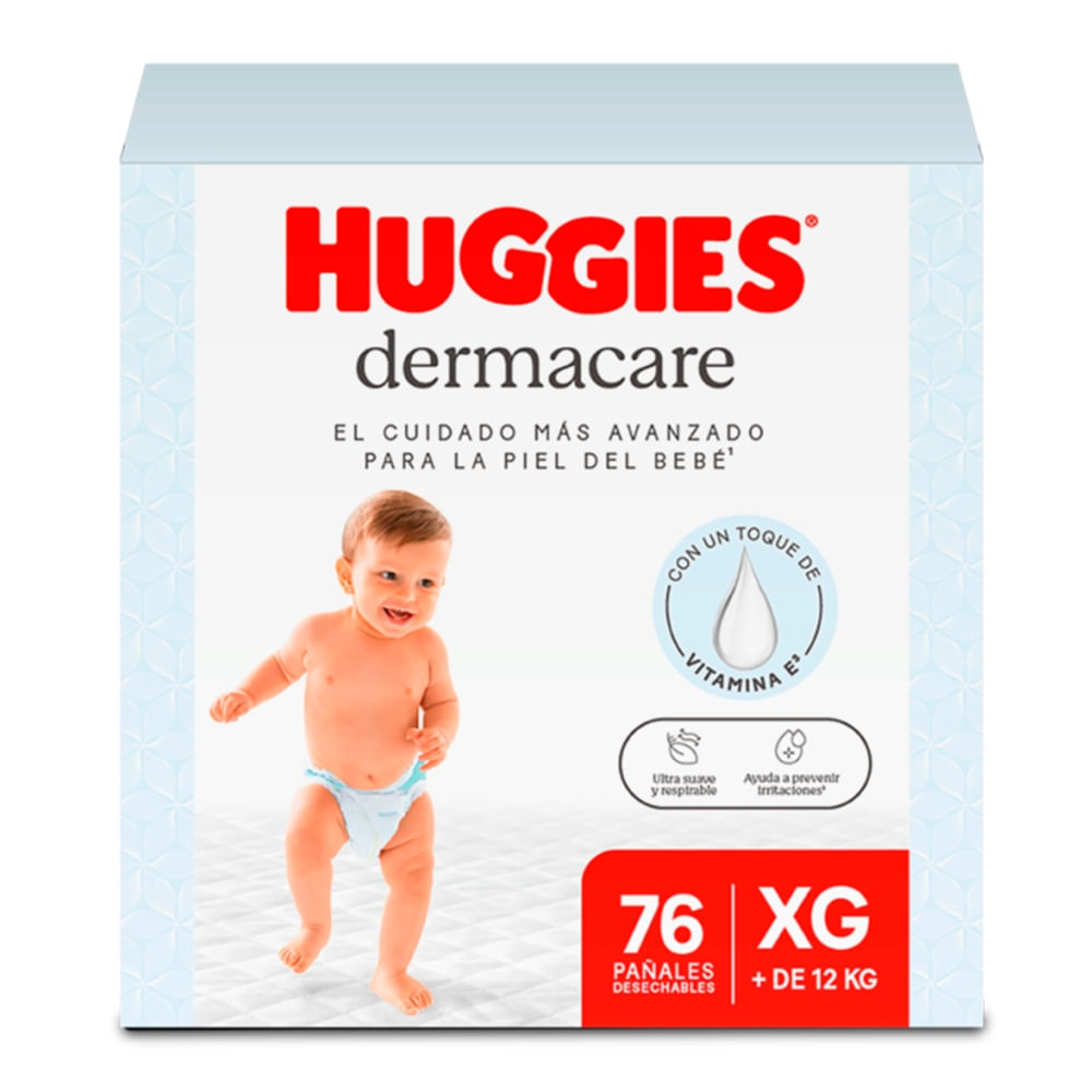 Huggies Pañales Dermacare Etapa 4/Xg Pack 76