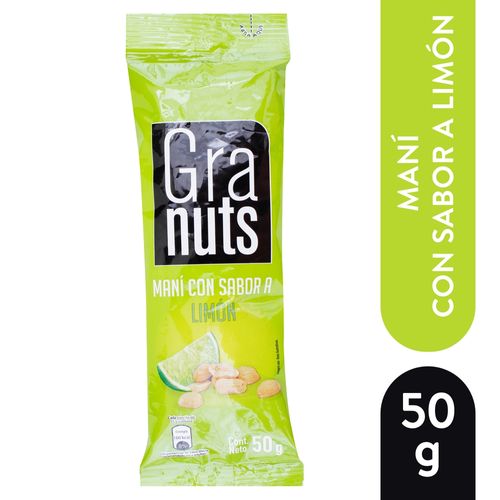 Maní Gra Nuts Sabor A Limón - 50g