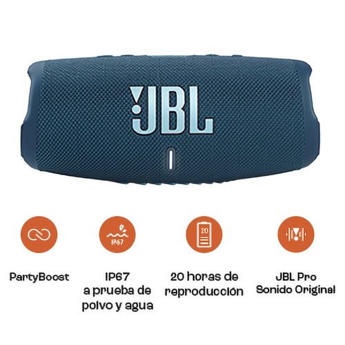 Parlante JBL Charge 5 color Azul Bluetooth