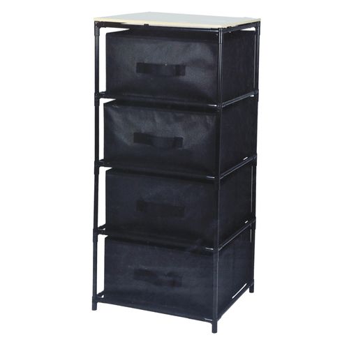 Mueble Mainstays de almacenamiento con 4 gavetas -40x30x90 cm