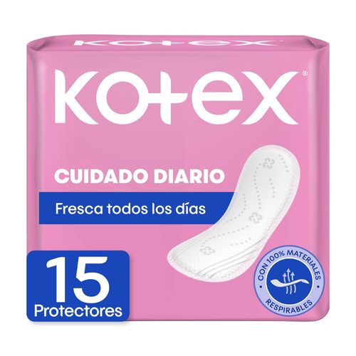 Protectores Diarios Kotex Normal - 15 unidades