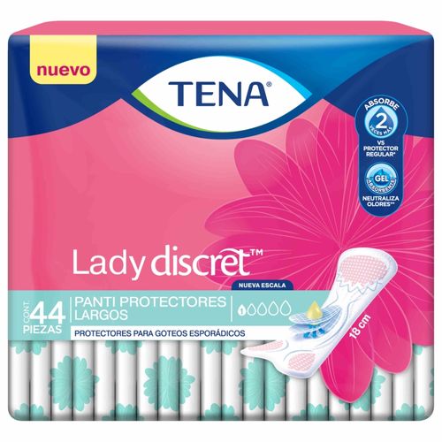 Toalla Tena lady pantiprotec largos - 44 Uds