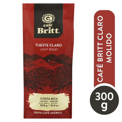 Cafe Britt Claro Molido 300 Gr