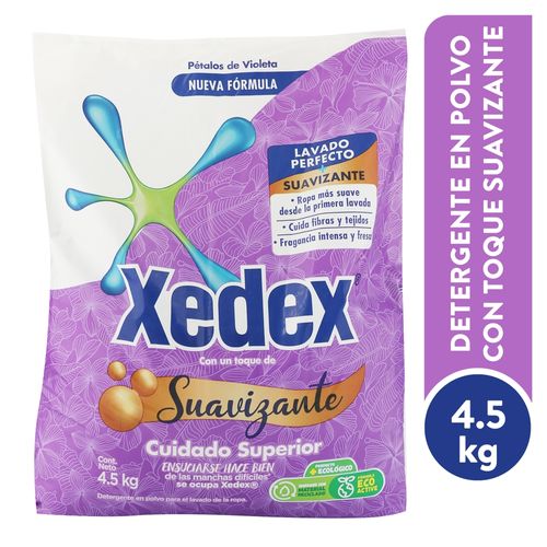 Detergente en polvo Xedex con suavizante - 4500 g