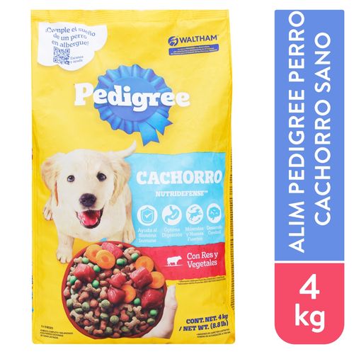 Alimento Pedigree Perro Cachorro Sano - 4 kg
