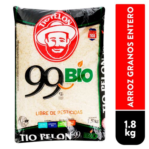 Arroz Tío Pelón bio 99% grano entero - 1800 g