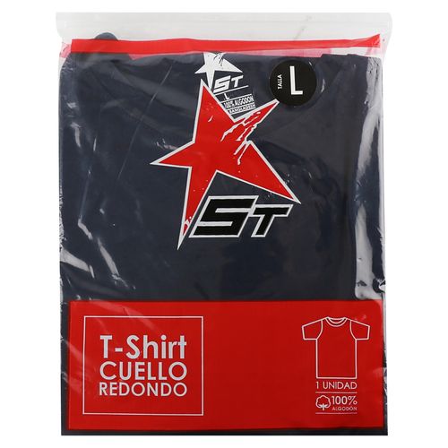 Tshirt St Cuello Red Azul T L Ref300
